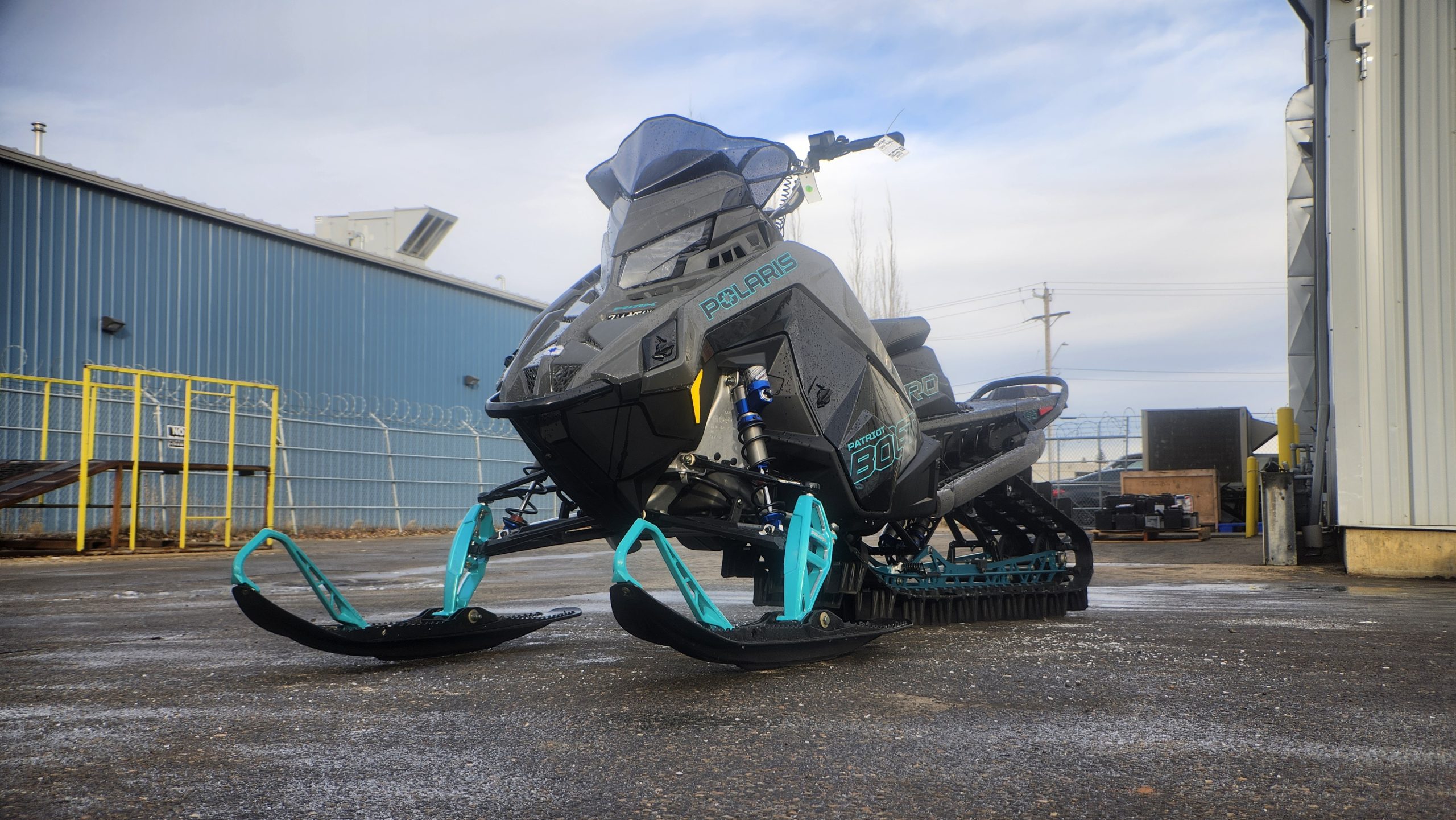 2024 Polaris® Patriot Boost PRO RMK Slash 155 Premium Black Crystal